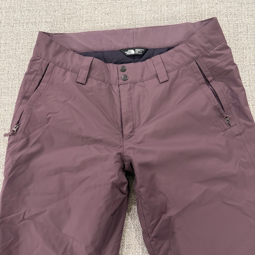 The North Face Women's Pikes Purple Insulated Ski/Snow Pants - Picture 3 of 14